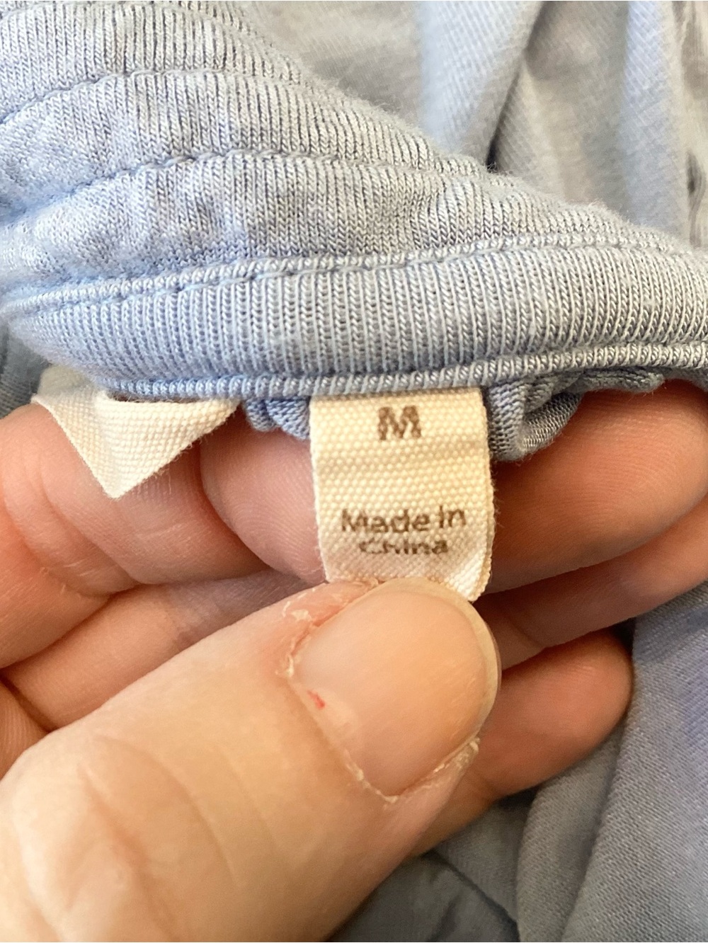 Soft Surroundings Short Sleeve Square Neck Ladder Stitch Nightgown - Blue - M - Picture 5 of 7